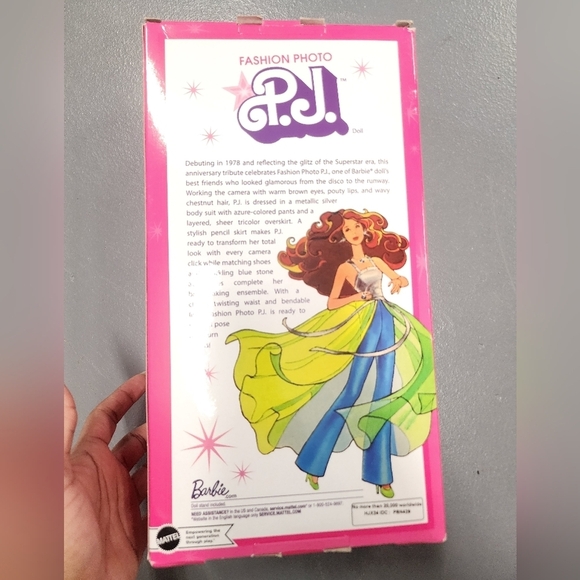 NWT P.J. Fashion Photo 1978 Reproduction Barbie Doll Mattel NRFB NIB NRFB 2023 - Picture 13 of 15